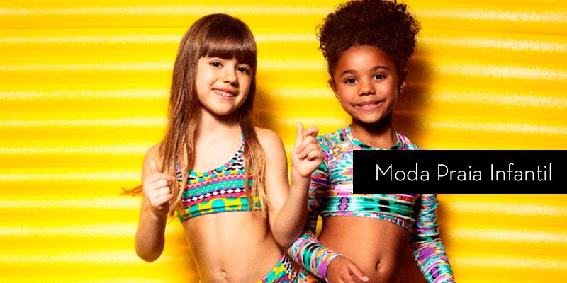 moda praia 2019 infantil