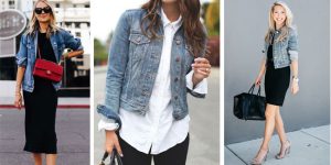 jaqueta jeans no trabalho